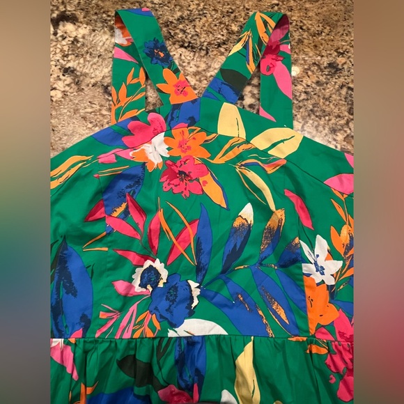 NWT J Crew Women's Printed Tiered Halter Mini Dress - Picture 10 of 16